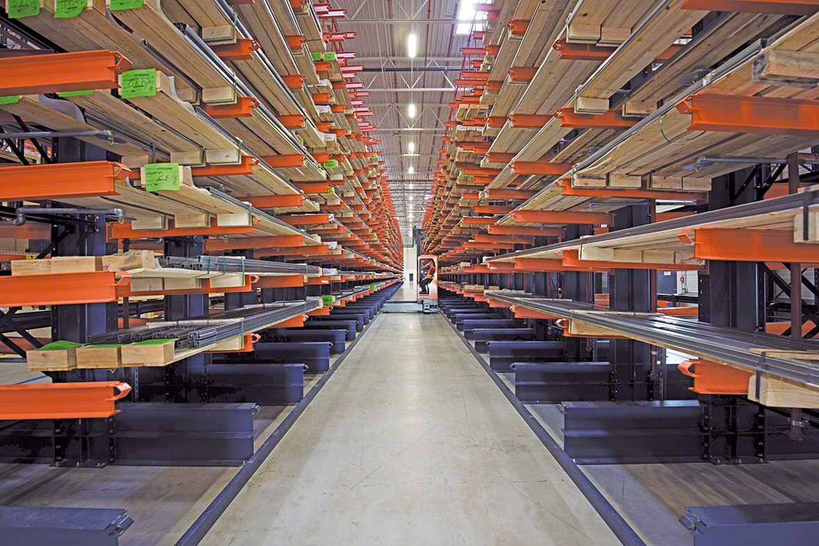 Rack cantilever : guide d'utilisation en entrepôt