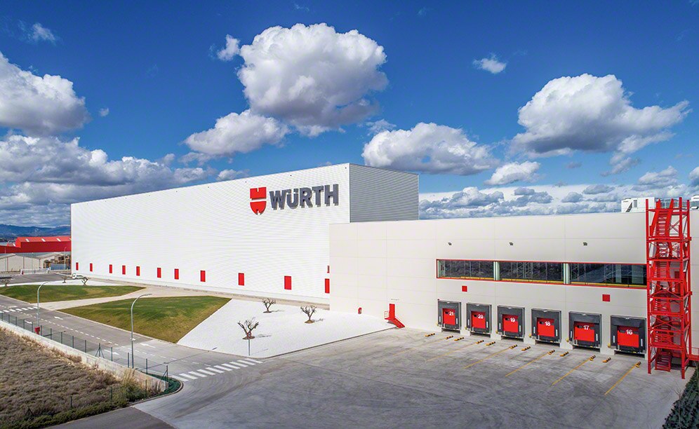 Cas pratique entrepôt autoportant : Würth Espagne